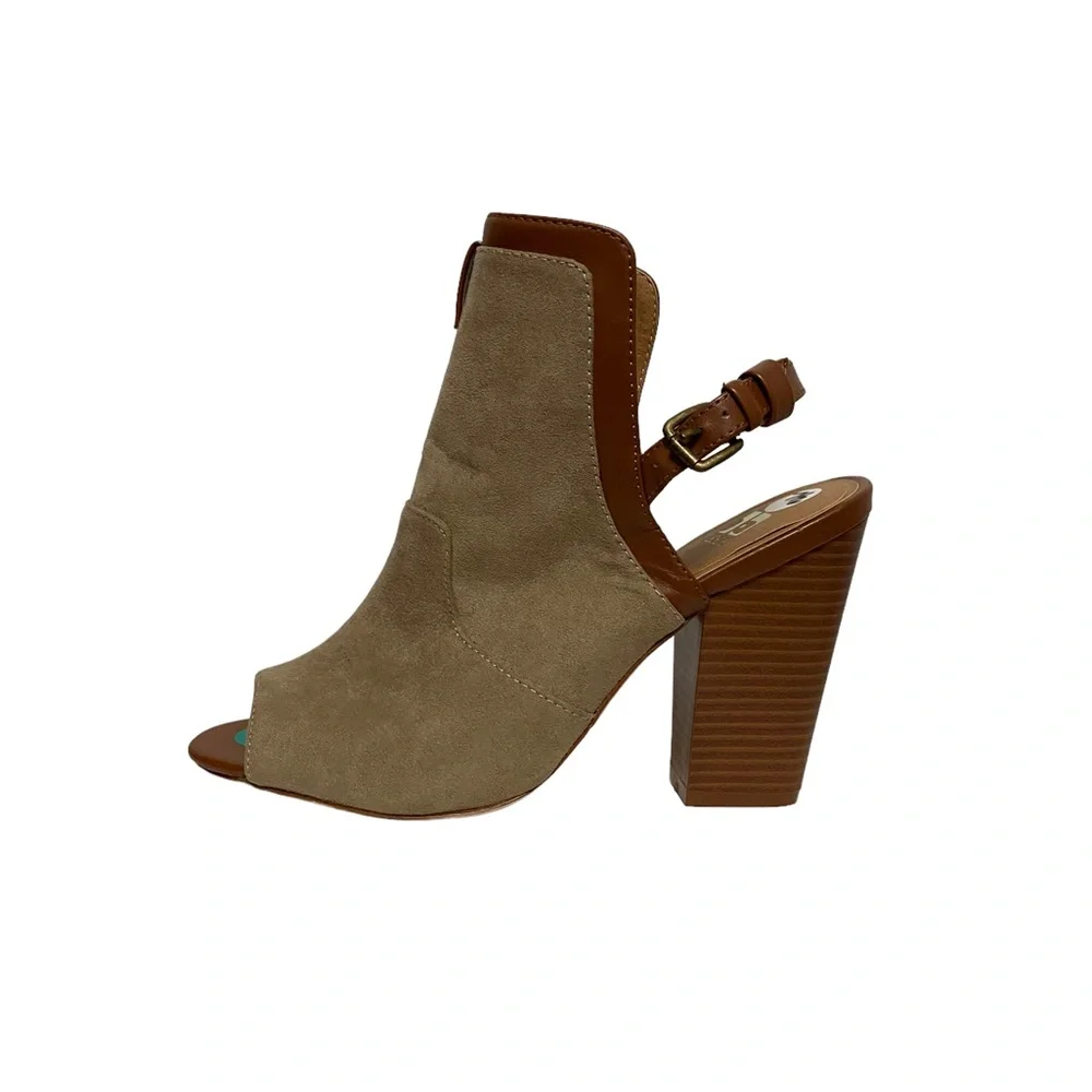 Joe's Jeans Cersee Spring Casual Holiday‎ Chic Open Toe Ankle Strap Bootie Brown